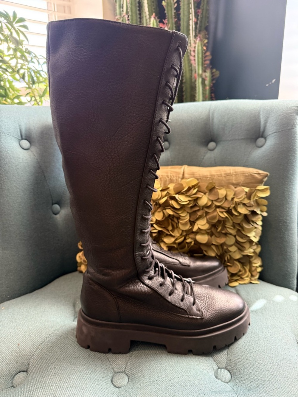 SCHUTZ Tiana Casual Big Floater Combat Boot - Picture 7 of 10